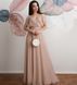 Блискуча золотиста сукня з запахом (XXL/XXXL, Бежевий) MLT-40-448-506 фото 1