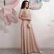 Блискуча золотиста сукня з запахом (XXL/XXXL, Бежевий) MLT-40-448-506 фото 3