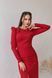 Elegant evening dress in red (XXS, red)