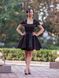 Black Off-The-Shoulder Mini Dress (XS, black)
