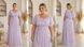 Short Sleeve Chiffon Maxi Dress in Sparkly lilac (XL/XXL, purple)