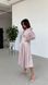 Sparkly, dressy powder-colored dress (M, pastel pink)
