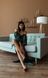 Green Satin Sheath Maxi Dress with Sweetheart Neckline and High Slit (XS/S, green)
