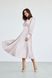 Sparkly, dressy powder-colored dress (M, pastel pink)