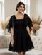 Mini Black Butterfly Sleeve Dress (M, black)