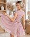 Short pink chiffon dress (M/L, pink)
