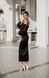 Sexy Black Satin Sheath Dress with Puffed Sleeves: Perfect Cocktail Length Bridesmaid & Wedding Guest Attire (S, black)
