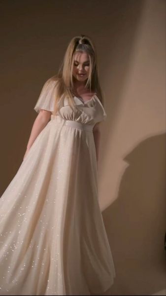 Вечірнє блискуче плаття (XL/XXL, Золотий) MLT-40-448-560 фото